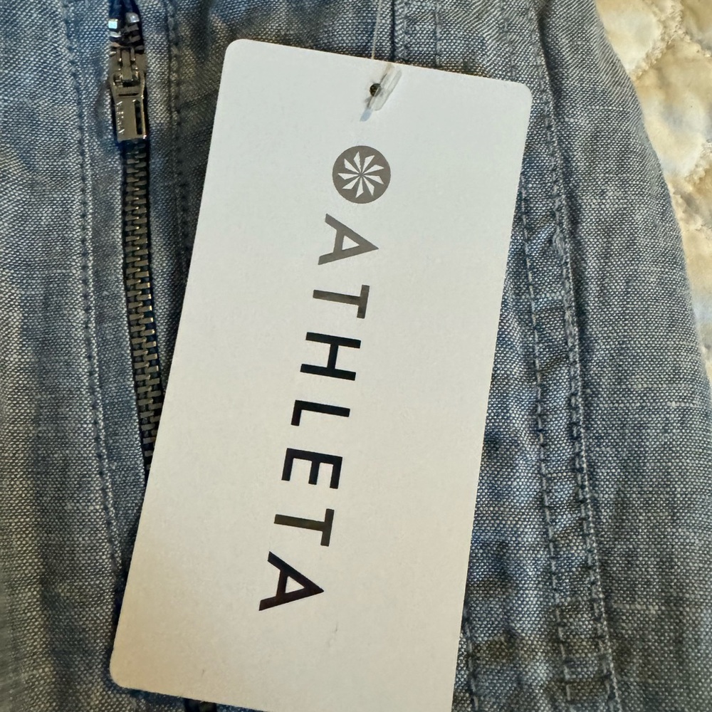 Athleta new Cabo linen joggers in size 6